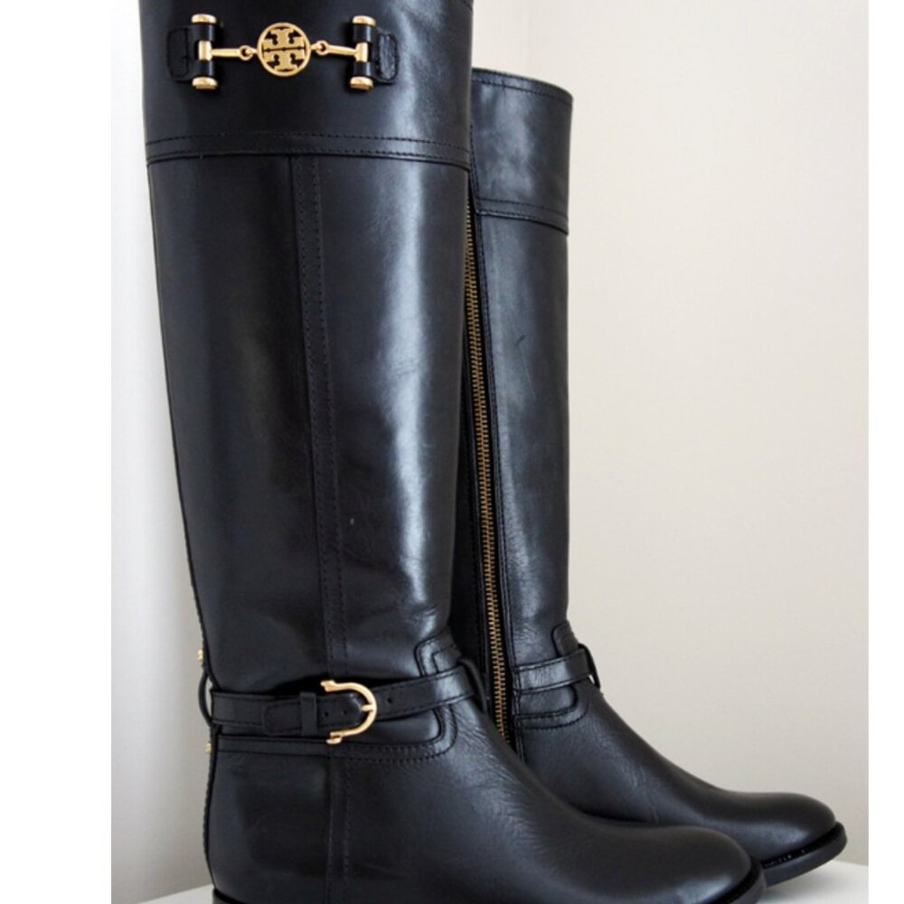 WORN JUST A FEW TIMES - Tory Burch Calista Riding Boot Size 7.5 Women's